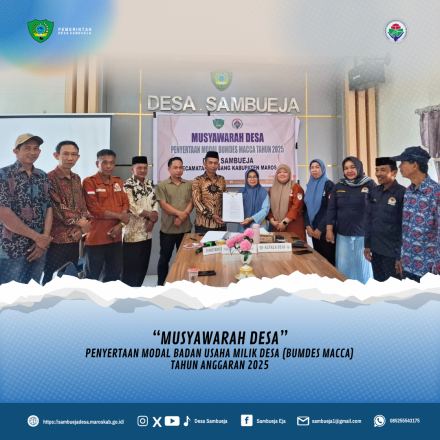 MUSYAWARAH DESA PENYERTAAN MODAL BUMDES KETAHANAN PANGAN TAHUN ANGGARAN 2025